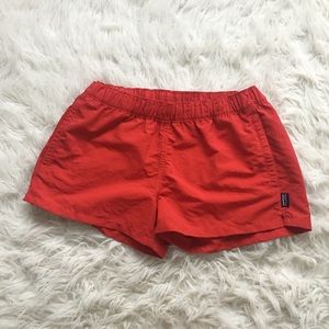 PRICE FIRM Bright Red Patagonia Shorts
